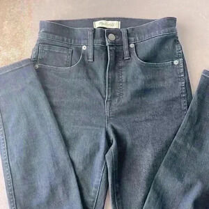 MADEWELL- 10" High-Rise Skinny Dark Wash Sz 24